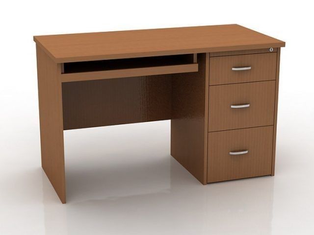 Wooden office desk